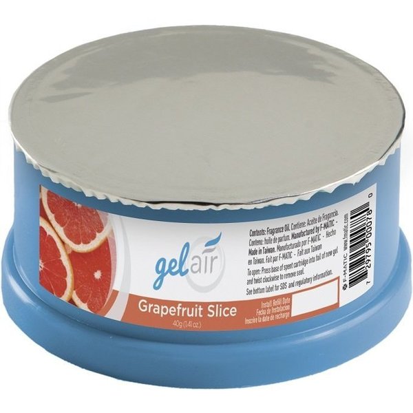 F Matic HP Grapefruit Slice Gel Air Freshener Refills, 100PK C350